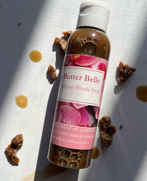 Liquid African  Black Facial Soap